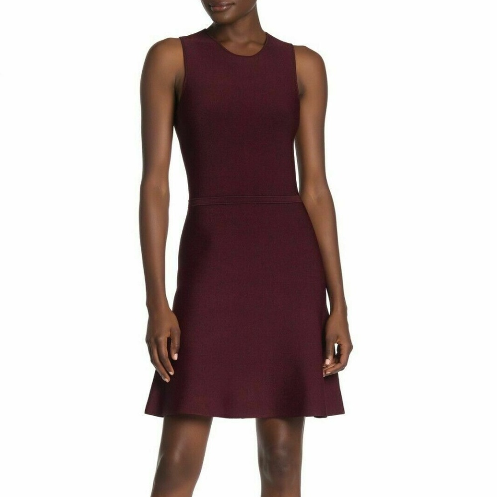 NWT $395 Theory Marl Flare Dress sz Petit